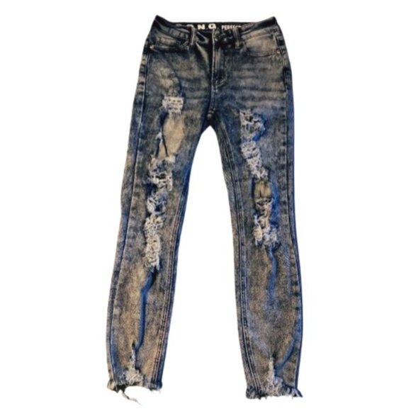 SONG Denim - NWOT-SONG Slim Fit Super High Rise Vintage Stretch Acid Wash Jeans Size 5/27